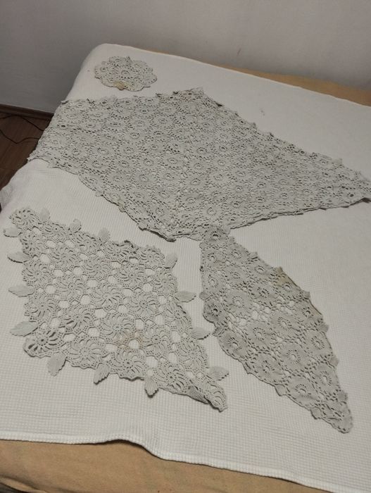 Mileu macrame vechi lucrate manual