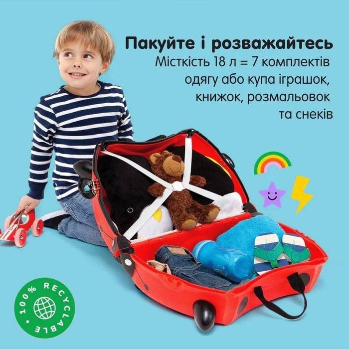 Чемодан для детских вещей Trunki