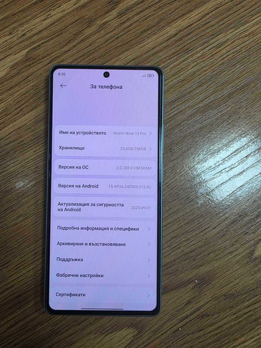Продавам Redmi note 13 pro в перфектно състояние