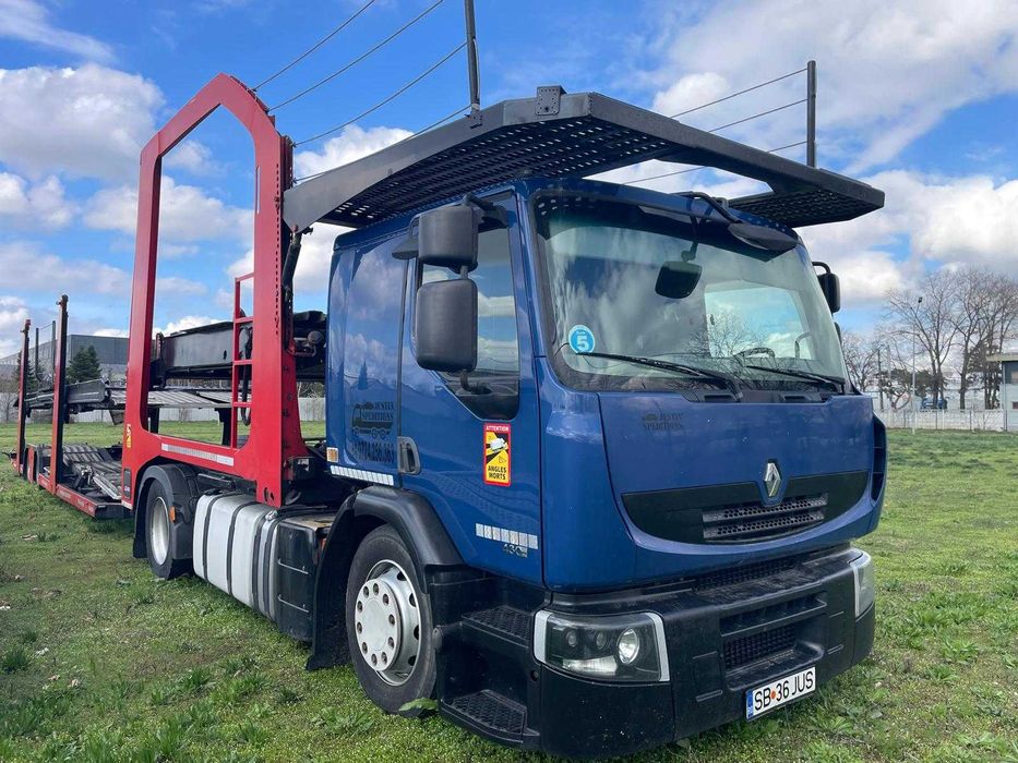 Renault Premium 430DXI + Lohr Eurolohr 8-9 Transportor auto