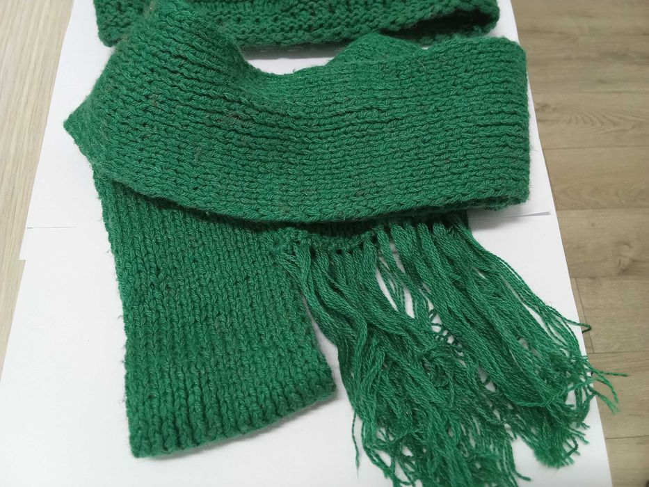 Bereta si fular, dama, impletite manual