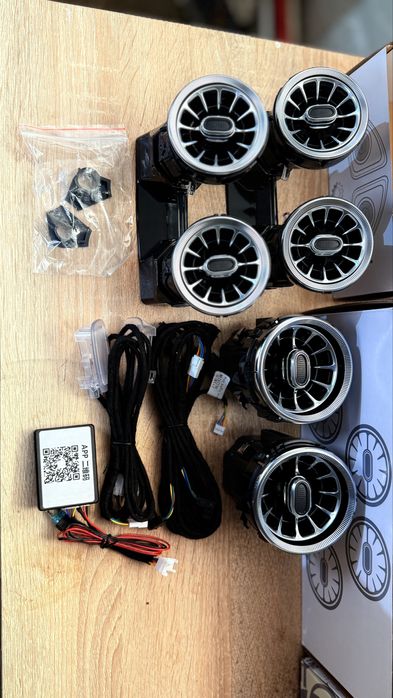 Светещи въздуховоди за Мерцедес GT w290 лед осветление 2015-2022