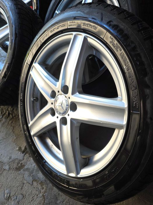 Джанти + Зимни гуми Mercedes 17 инча 5x112 Dezent 225 50 17