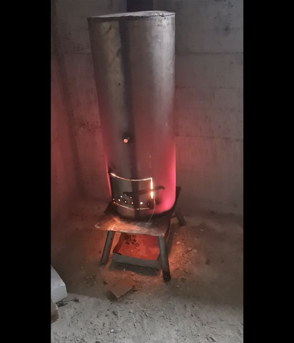 Sobă  din inox refractar