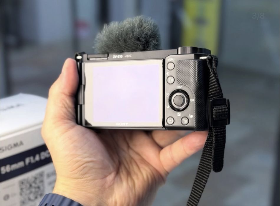 Камера sony zv-e10+sigma 56mm