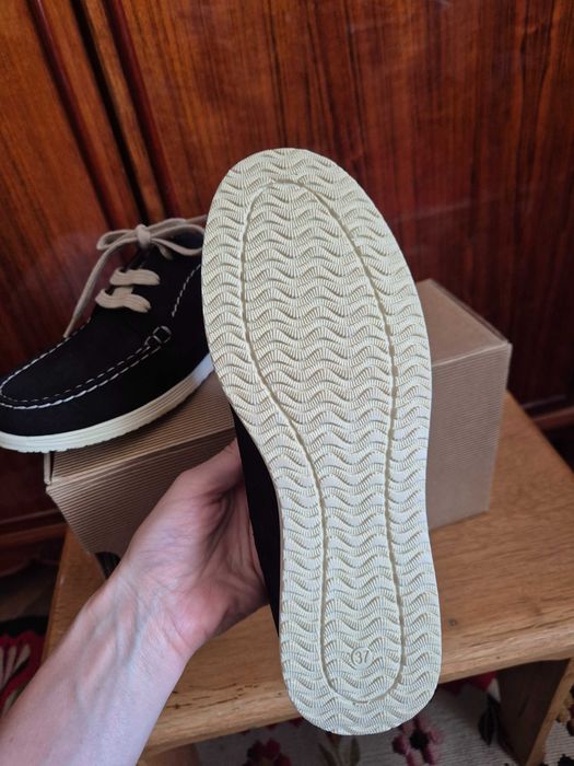 Pantofi piele intoarsa baieti nr. 37 Massimo Dutti noi