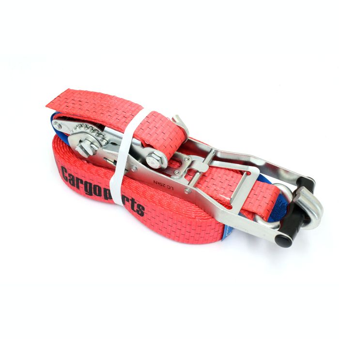 Колан с усилена тресчотка за укрепване на товар 10м 50мм 5 тона Пътна