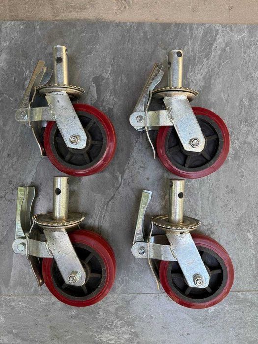 комплект калес с тормозом для лесов колесо для леса / lesa kaleso