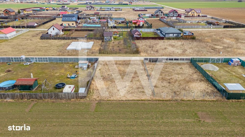 Teren intravilan Harman, 500 mp, zona buna, vecinatati construite, com