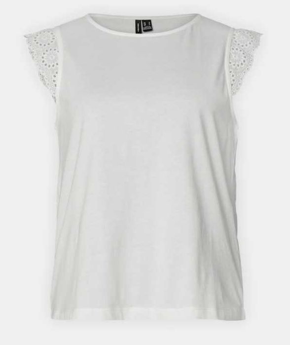 VMEMILY GATHERING - Tricou cu imprimeu - snow white Vero Moda XL & XXL