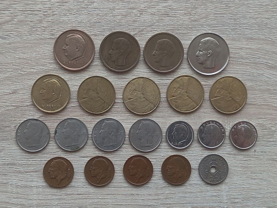 Лот белгийски монети (1923 - 1996)