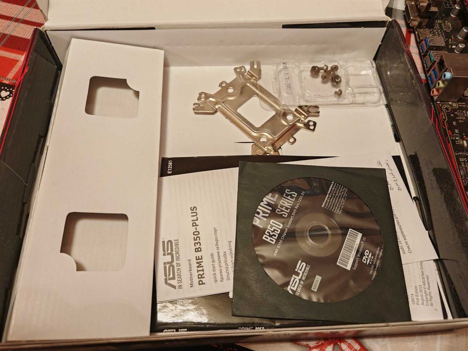 Asus Prime B350-Plus – AM4 дънна платка, отлично състояние