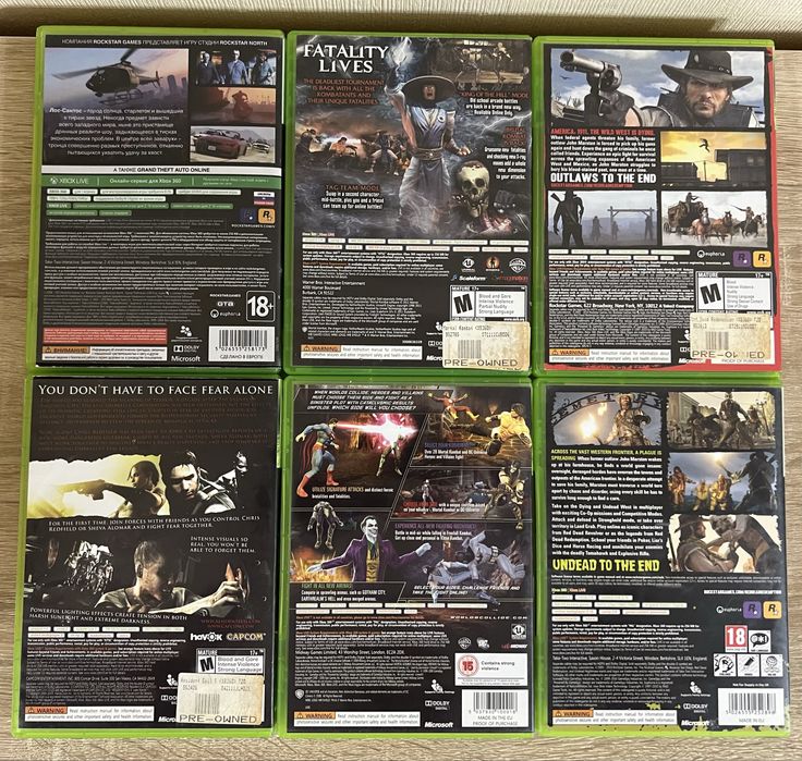 Диски на Xbox 360/One