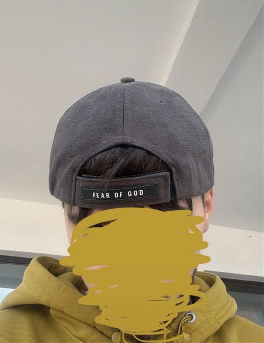 sapca fear of god alcantara grey