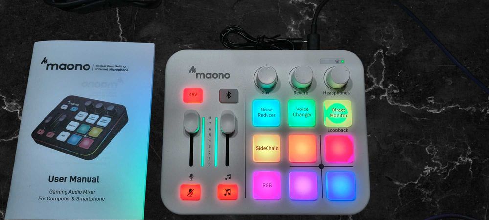 Mixer audio Maonocaster G1 NEO (AMG1 Neo) - streaming/gaming, XLR