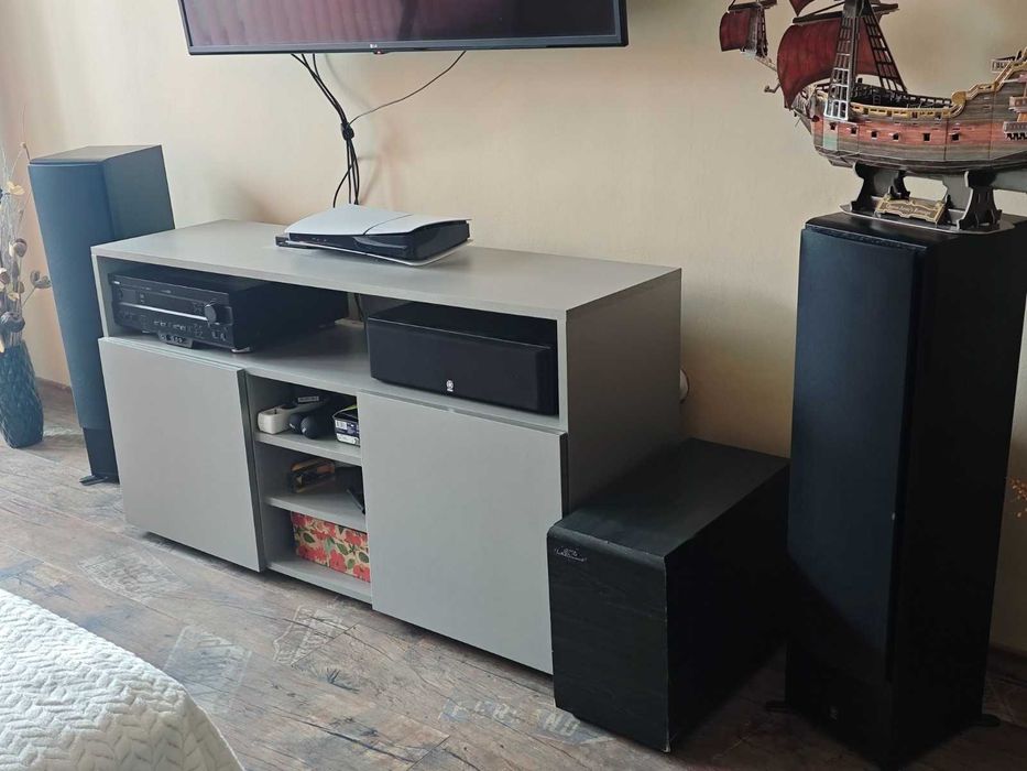 Ресивър Yamaha, тонколони Yamaha  , субуфер Jamo