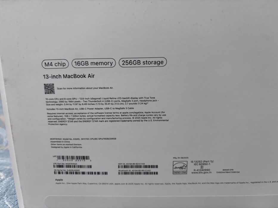 MacBook Air 13-inch M4 2025