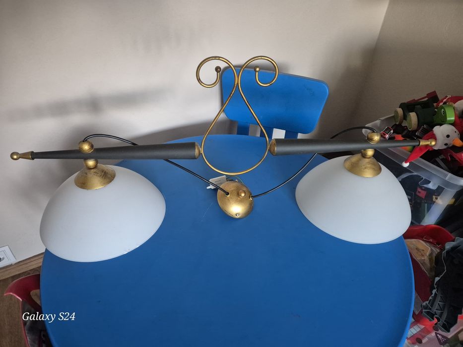 Lustra/Aplica vintage premium Bankamp-Leuchten  alamă, funcțională (Made in Germani)