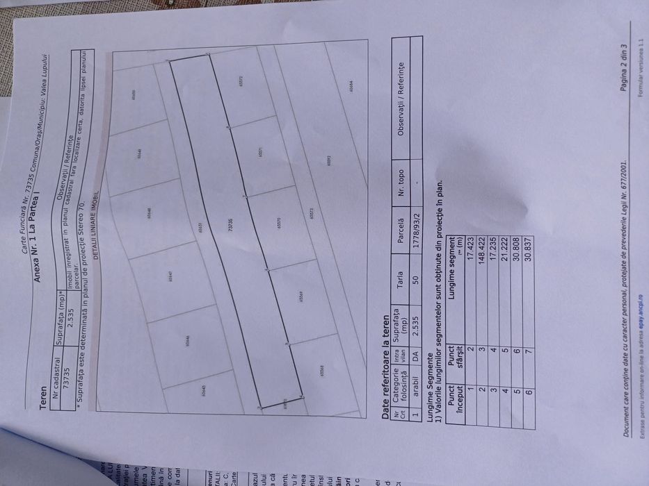 Teren Sat Valea Lupului