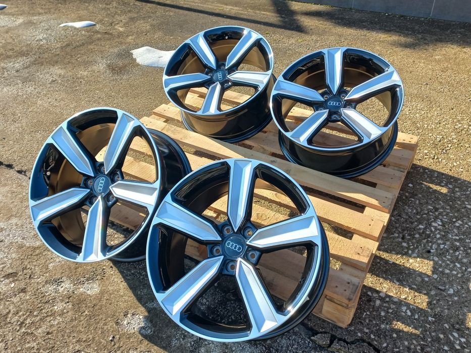 18. АУДИ 5Х112 БАБА ЯГА Deep Black Silver A3 A4 A5 A6 A7 A8 Q3 Q5 Ч.Но