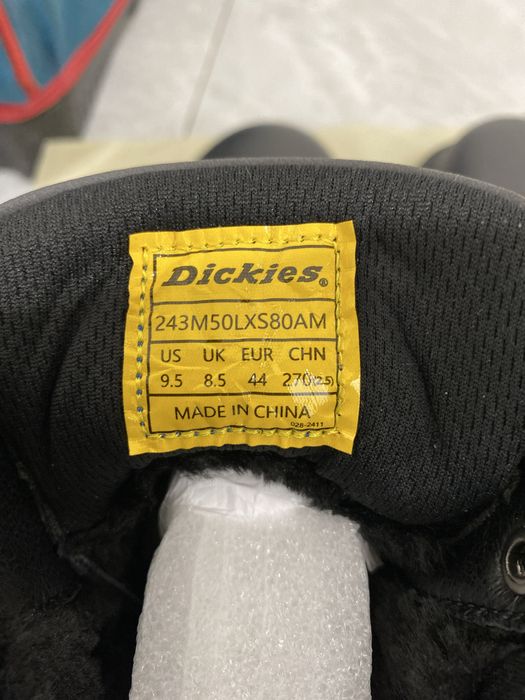 Зимние ботинки Dickies серо-черные