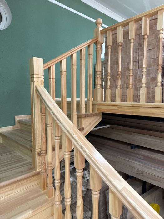 Перила Ступени из СОСНЫ от Производителя (Россия) Зина Зинапоя Панжара