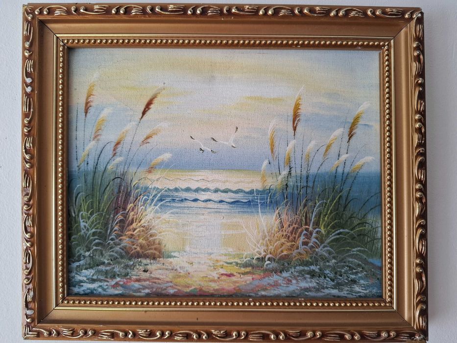 Tablou acrylic pe panza - Peisaj marin