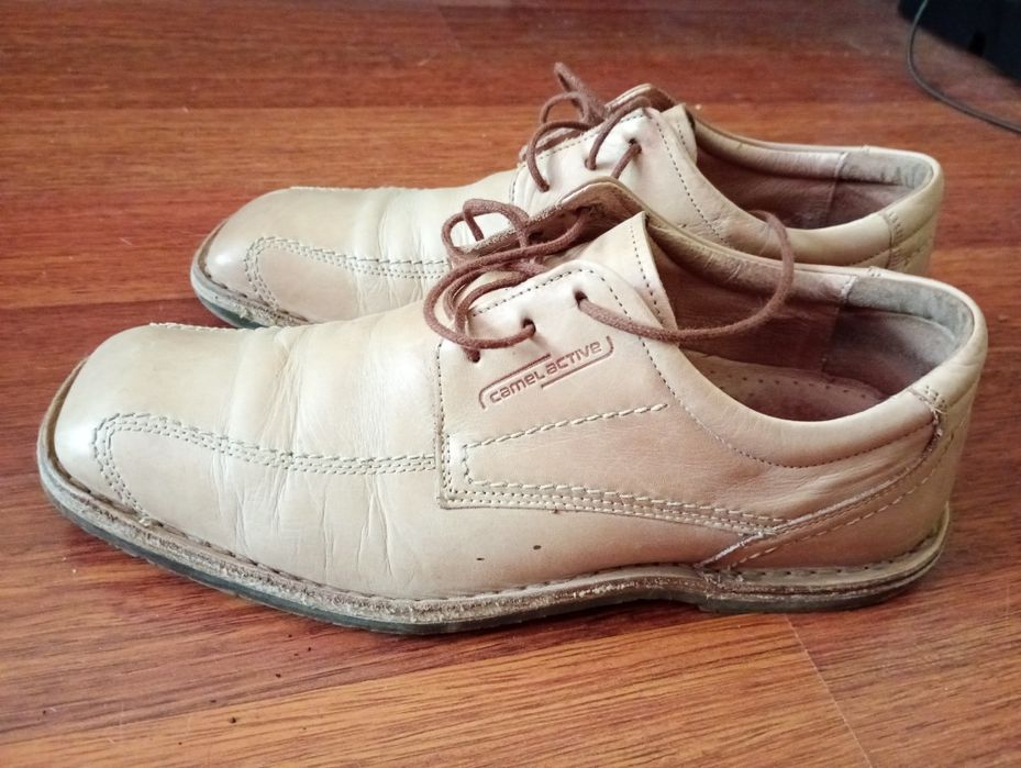 Pantofi din piele naturala, Camel active, marimea 41