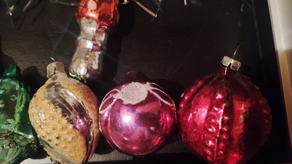 Ёлочные новогодние игрушки СССР