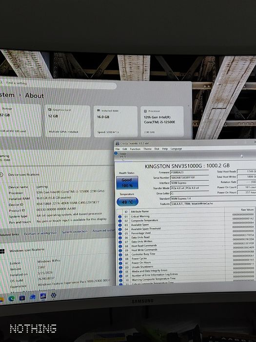 Sistem PC Gaming Intel i5-12500E,Rtx 3060, memorie 16gb ddr5 ssd 1tb