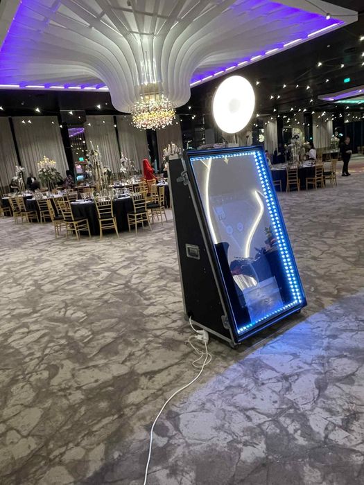 Oglinda foto, platforma 360, fum greu