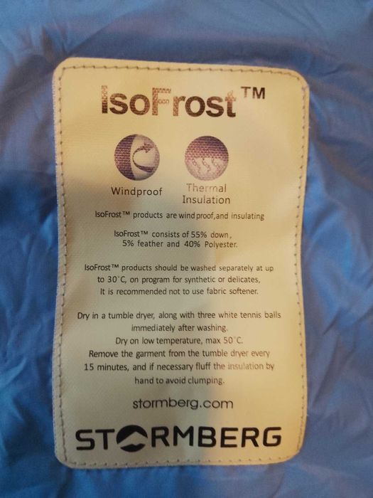 Нова Оиригналнa зимна норвежка пухенка пухено яке Stormberg гъши пух