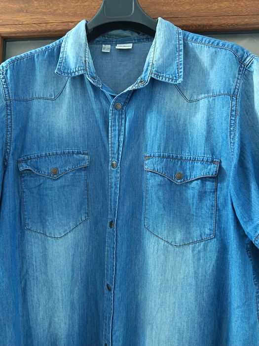 Cămașă bărbați din denim mărimea 43 - 44