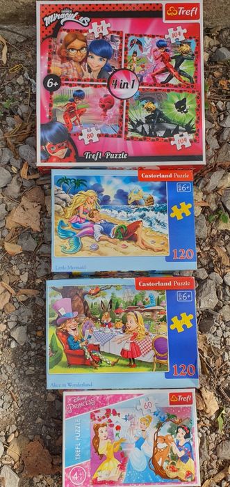 Пъзели Clementoni, Trefi и др.