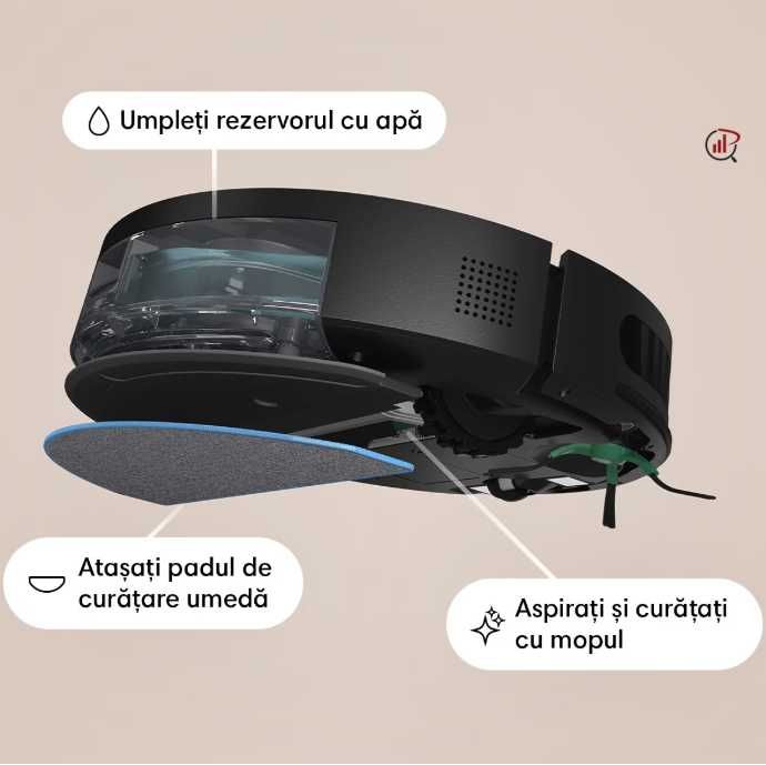 Aspirator si mop robot (2 in 1) Roomba Combo Essential