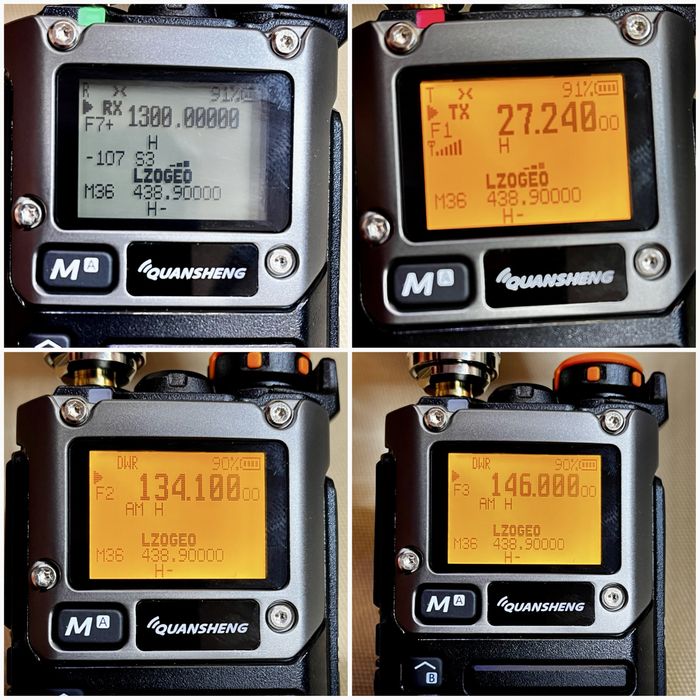 Радиостанция QUANSHENG V3 UV-K5 (8) 18-1300 mhz walkie talkie radiostatio air band Св