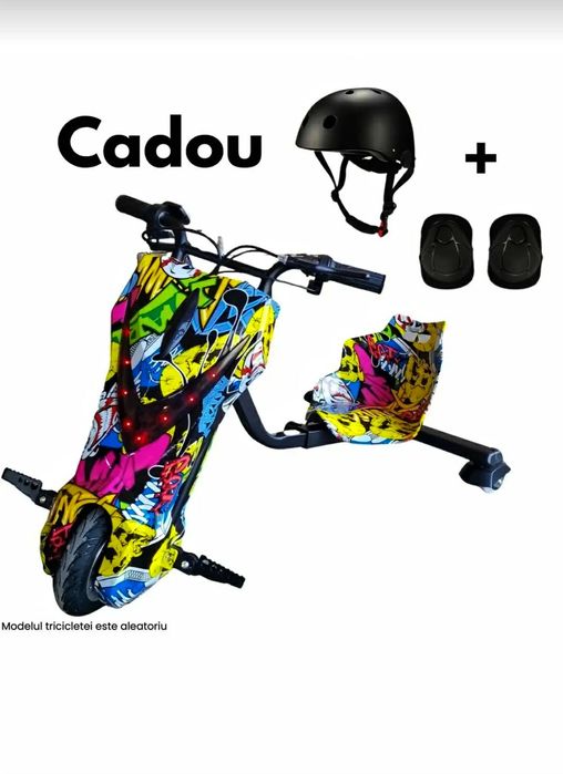 Tricicleta drift electrica pentru copii