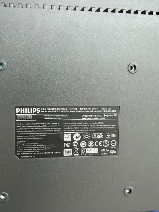 Монитор Philips 20VW8/60Hz