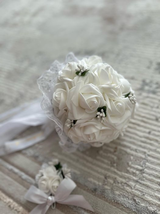 Цветок на свадьбу! Бутонерка