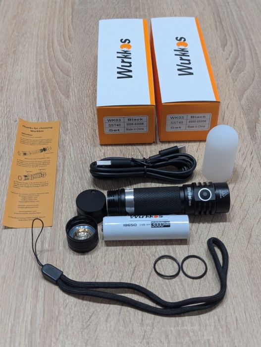 Lanterna Wurkkos WK03 SST40  5000-5300K/6000-6500K