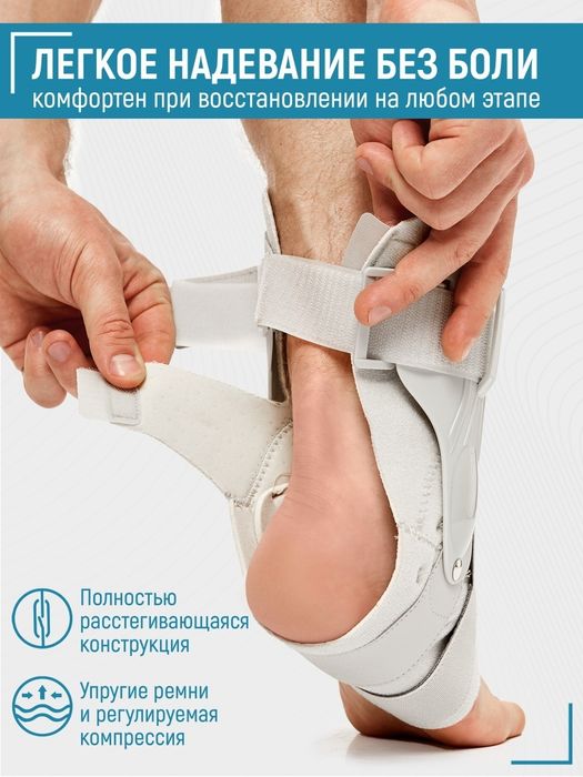 Ортез голеностоп для стабилизации и фиксации голеностопного сустав