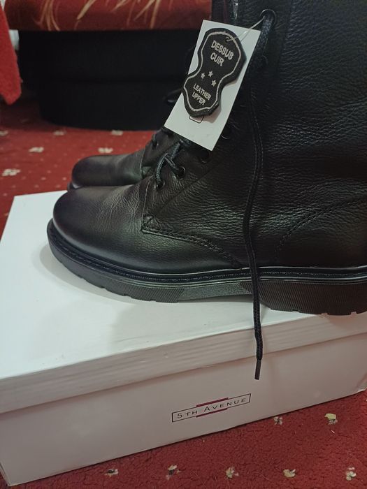 Дамски кубинки естествена кожа