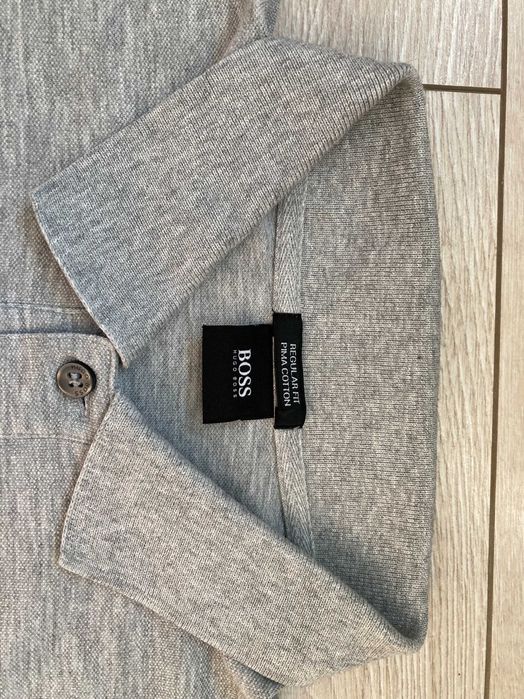 Hugo Boss Pima Cotton Firenze Logo мъжка поло тениска  S Regular Fit