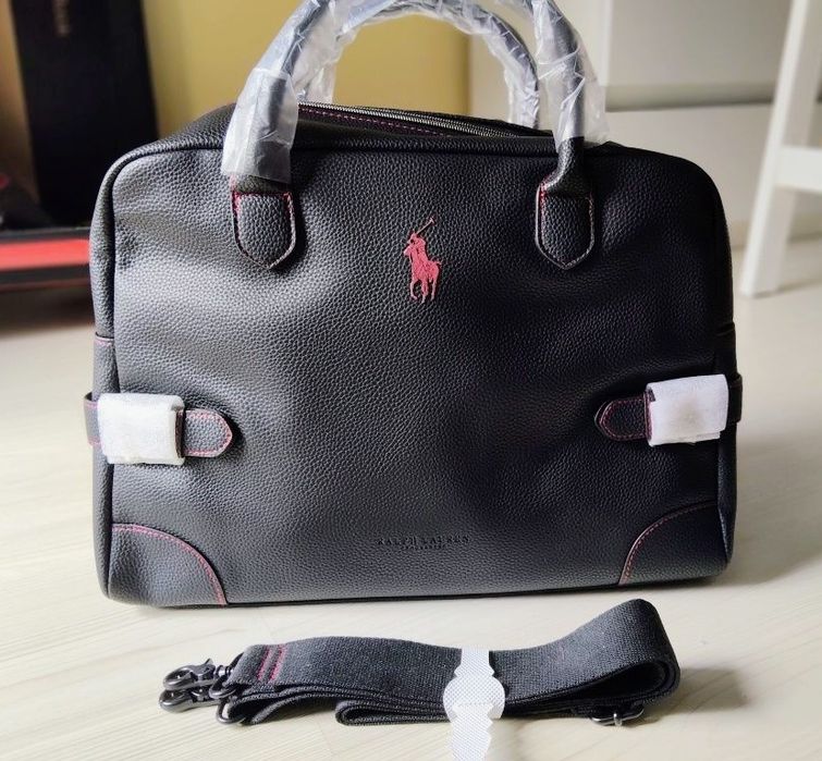 Кожена чанта Ralph Lauren