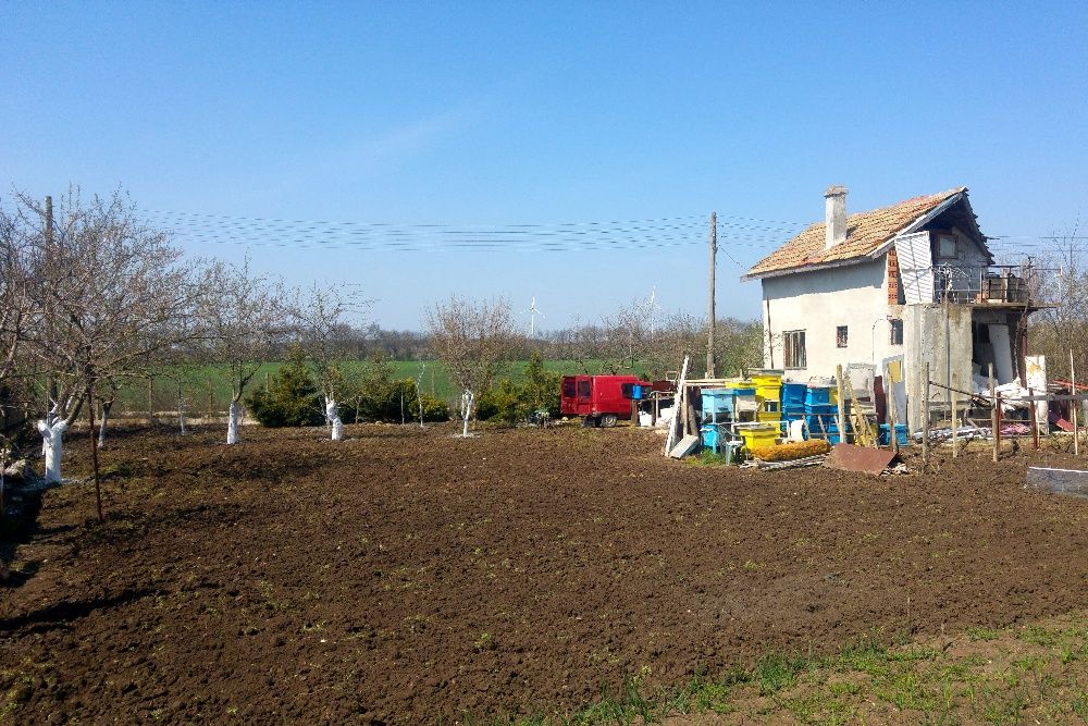 Продавам къща в с.Храброво, обл. Добрич с двор, лозе и овошки
