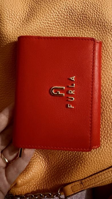 Furla портмоне от ест. кожа