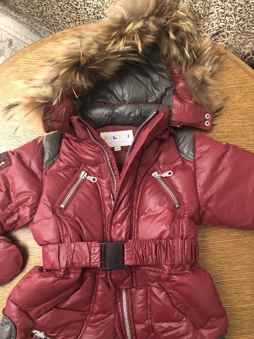 Детский пуховых комбинезон