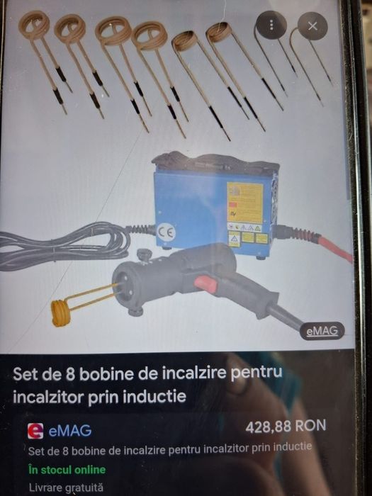 Set bobine aparat incalzire prin inducție