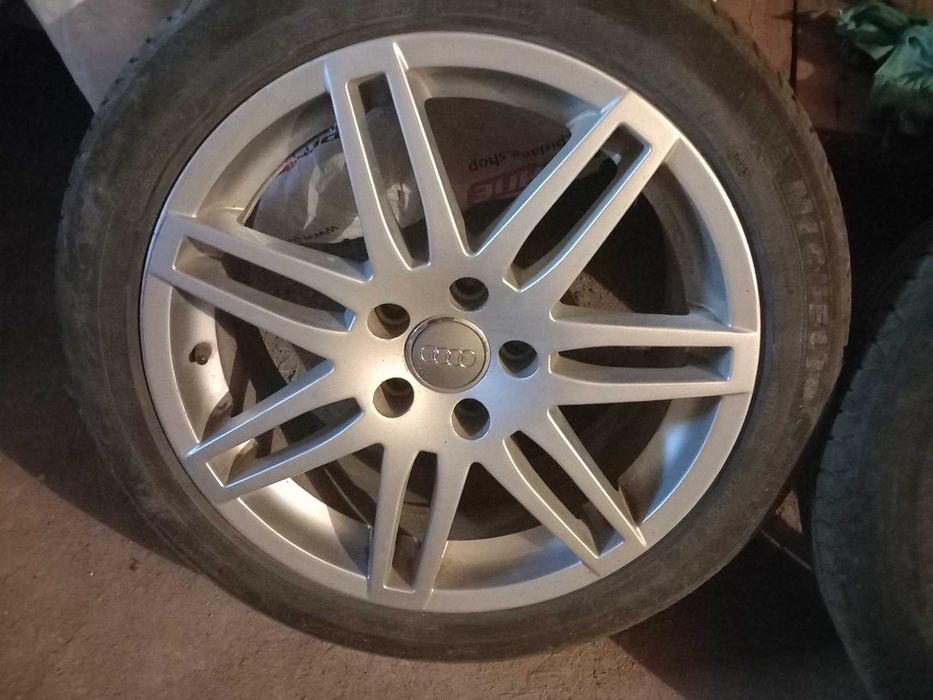 Джанти 17 за Ауди Audi, 5х112 с летни гуми Michelin