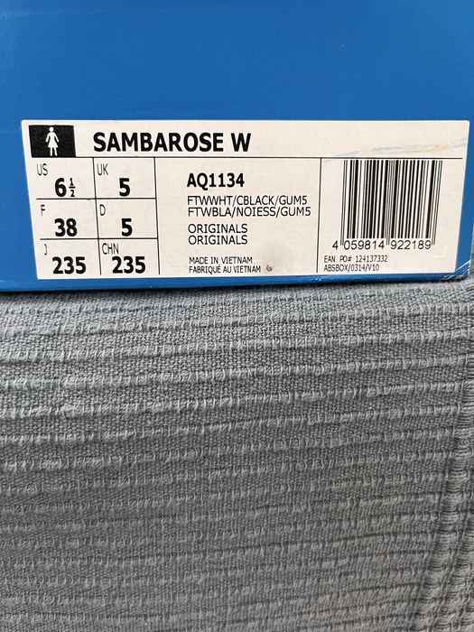 Маратонки adidas sambarose 38